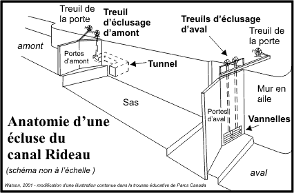 Anotomie d'une écluse