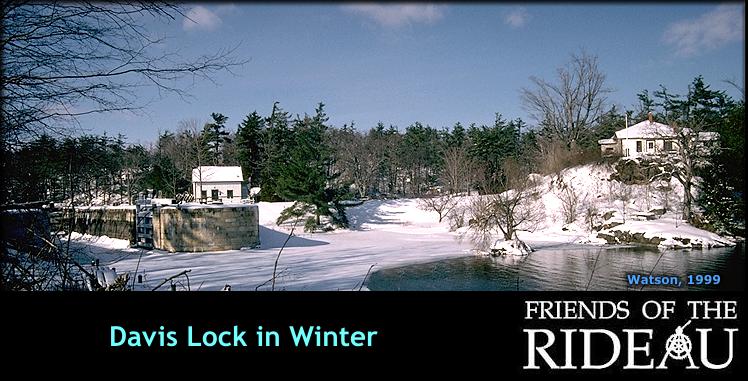 Davis Lock in Winter